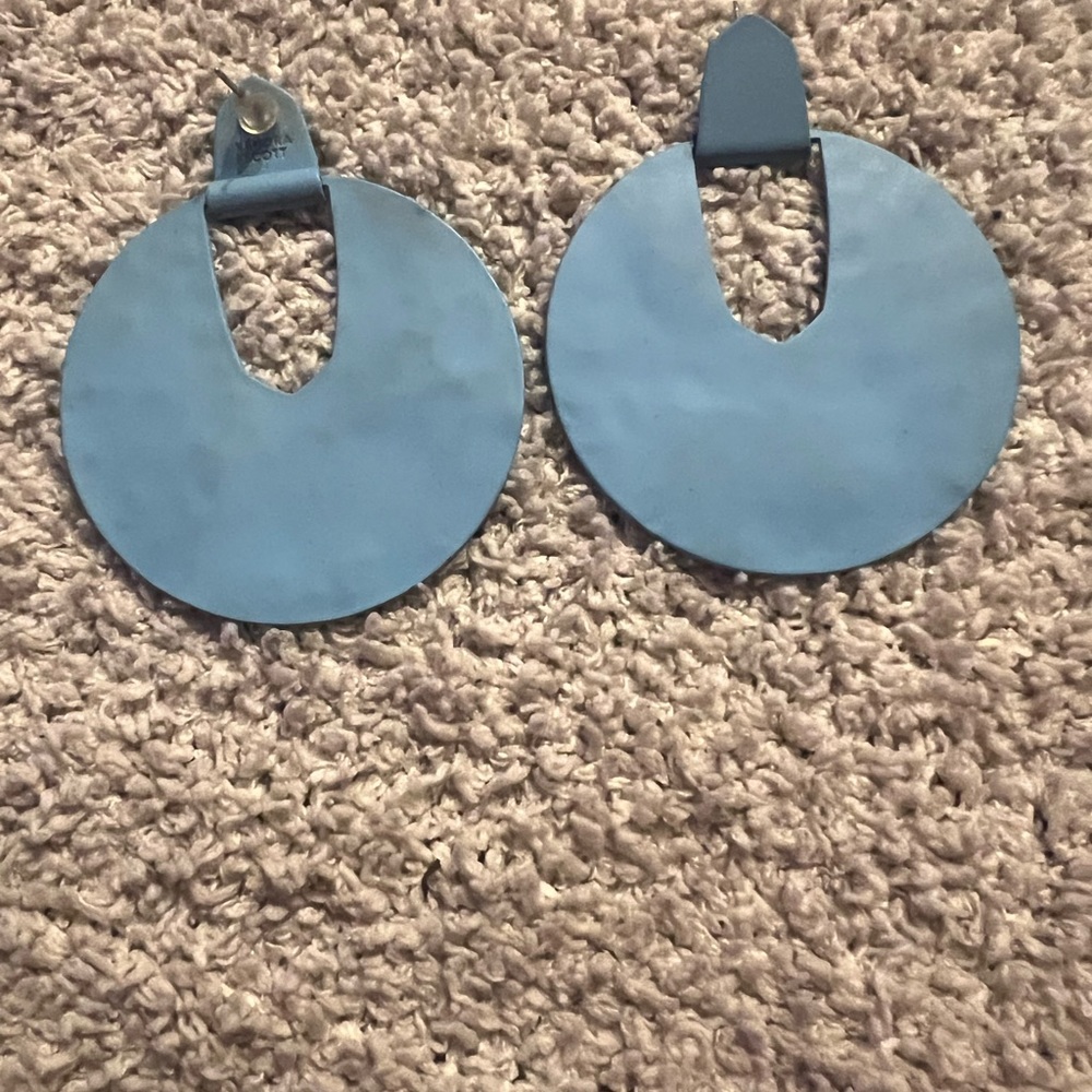 Kendra Scott metal disk earrings